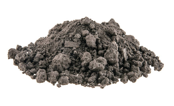 Volcanic powder ash close-up